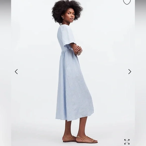 knee length dresses for ladies Blue Cassie Pool Midi Dress